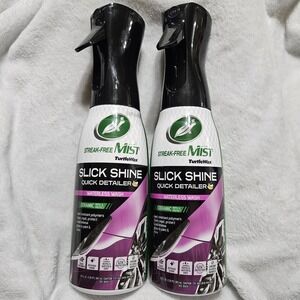 2 Pack - Turtle Wax Streak-Free Mist Slick Shine Quick Detailer, 20 oz